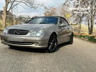  7 Mercedes Benz clk200 بحالة ممتازة2004 W209 avengard comfortable كشف