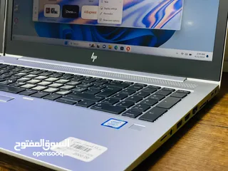  8 أتش بي كور7_جيل8 رام8ج   هارد SSD_256  شاشه 15.6 FHD كيبورد مضيء وبصمه ضمان شهر