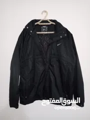  8 جاكيت و معطف للرجال NIKE نايكي اصلي 100 ٪ مستعملة بحالة ممتازة. مقاس XXXL. لون اسود اصلي 100 ٪