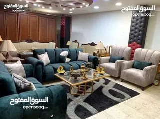  5 طقم بلون 7مقاعد ثلاثيه مجوزه مفارد عدد 2 جميع الالوان متوفره الكميه محدوده عرض لاسبوع