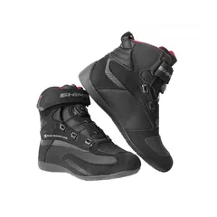  4 SHIMA EXO Vented Motorbike Shoes for Men Black