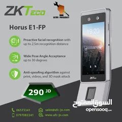  1 ساعة مراقبة الدوام عن طريق بصمة الوجه ZKT Horus