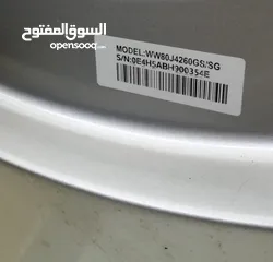  4 Samsung washing machine front loading with Eco bubble