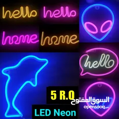 8 اضاءات نيون LED Neon Light ليت