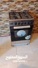  2 فرن غاز اربع عيون مستعمل شغال 100% بحاله جيده