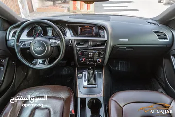  12 Audi A5 Coupe 2013 Quattro   السيارة وارد الشركة و قطعت مسافة 121,000 كيلو متر
