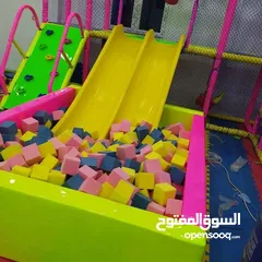  6 مكعبات اسفنجية و مواسير فوم تغليف حديد مناطق الالعاب