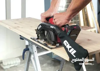  6 منشار دائري لاسلكي 20 فولت لقطع الخشب 6.5 بوصة (165 مم) skil