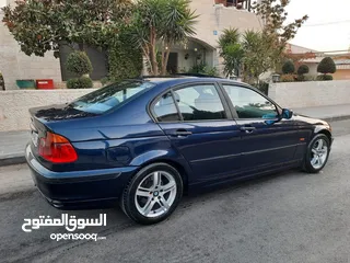  2 BMW 318i 2000 فحص كامل فل مع فتحه سقف كريستال بحاله ممتازه دهان جديد صيانه جديد