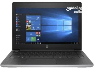  1 مناسب للدراسة Hp pro book i5 gen 8 Ram 8 g Ssd 265 بطارية من ساعتين ل 4 ساعات كرت شاشة مدمج