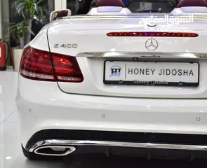  4 Mercedes Benz E400 Convertible ( 2015 Model ) in White Color GCC Specs