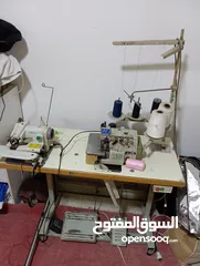  9 ماكنه حبكه جوكي اصلي بحاله ممتازه صناعي مع طاوله و شمع دان بركب عليها سته خيطان شغل مصنع أو مشغل