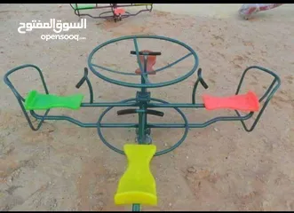  24 مرجيحة حديد جنازير ثنائية مع كرسي طفل   . العاب مزارع وشاليهات مراجيح وسحاسيل متوفرخدمة التوصيل