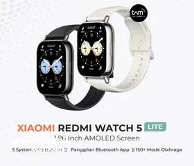  1 بكج ساعة شاومي مع سماعه شاومي Redmi watch 5 lite متوفرة الان بسعر مميز