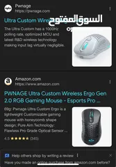  6 pwnage ultra custom wireless ergo gen 2.0 rgb gaming mouse