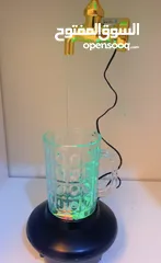  1 شيشمه كهربائيه بالاضاءه   الالوان مع اضافه الماء