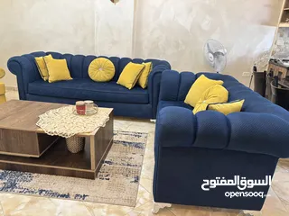  4 طقم كنب فاخر 7 مقاعد