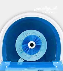  4 غسالة الملابس البيضاء والأحذية مع نشافة من الكترا وبحجم 6.5 كيلو هيكل ستانلس ستيل من الداخل
