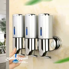  1 موزع الصابون 3 في 1 الأنيق للمنزل والمطاعم والفنادق
