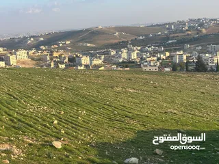  6 قطعة ارض للبيع في شفا بدران مميزة جداً مساحة 650م منطقة فلل و اطلالة مميزة جداً على شارعين