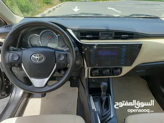  9 TOYOTA COROLLA MODEL 2019 GCC FULL AUTOMATIC EXCELLENT CONDITION