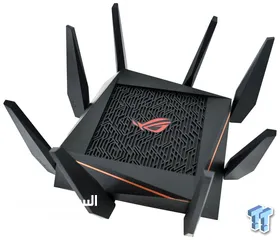  4 Asus GT-AC5300 Wireless Router, Wi-Fi  Ethernet, Tri Band