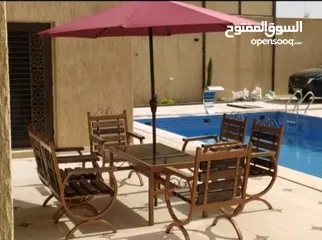  19 جلسات ومقاعد خارجية جلسات تفصيل حسب الطلب حديد ثقيل خشب سويد يوجد العديد من الموديلات