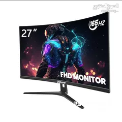  2 شاشه جيمنج فلات 27 انش 165 هرتز UDORE 27 INCH 1080P FULL HD 165HZ FLAT GAMING MONITOR