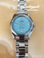 3 ساعه رولكس جديده استخدام اسبوعين للبيع مميزه جدا ودقيقه بالوقت ولون المينا ازرق بحري