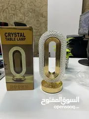  1 تيبل لامب كريستال ثلاث اضائات crystal taple lamp