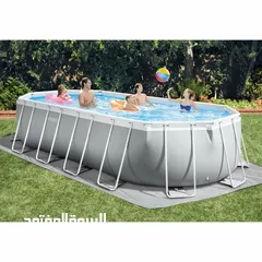  2 بركة سباحة intex اكبر ارتفاع في المملكة فقط لدى island toys