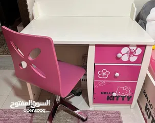 3 غرفة نوم اطفال هيلو كيتي خشب ممتاز  بسعرررررمغررررري