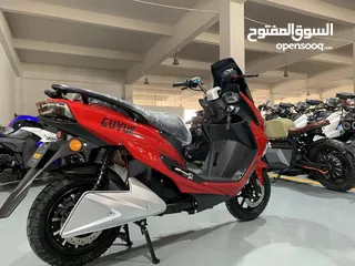  3 electric scooter red color fast speed 130kmh , with long range