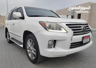  2 للبيع لكزس LX570 اول مالك 3 مفاتيح صبغ وكالة شبه جديد