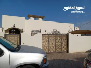  2 منزل للبيع طابق أرضي في فلج الشام قبل منطقة صنب موقع ممتاز