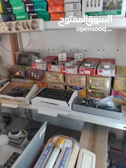  18 بضاعة محل كهرباء 1 فاز للبيع بالكامل وأقل من سعر الجمله