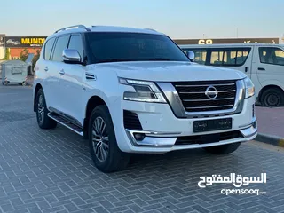  3 Nissan patrol platinum 2013 upgraded to the new shape super clean car