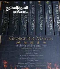  1 سلسلة كتب اغنية الجليد والنار  song of ice and fire for Game of thrones