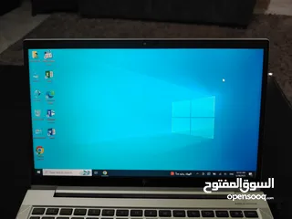  6 LAPTOP HP ELITEBOOK  شاشة تتش وبصمة اصبع الجيل الحادي عشر  جهاز وكالة الوكالة مستعمل بحالة  الوكالة