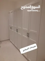  9 خزائن ملابس خشب لامنيت 18م الون حسب الطلب جميع المقاسات مع إمكانية تغير الون