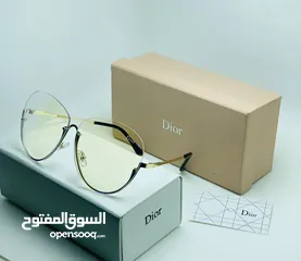  2 نظارات شمسية مع بوكس اسود متوفر