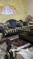  5 غرف جلوس طقم كنب خشب نضيف