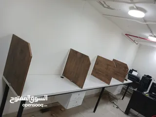  21 بارتيشن موظفين / ورك ستيشن رباعي  سداسي ثماني حسب الطلب من المصنع مباشرة