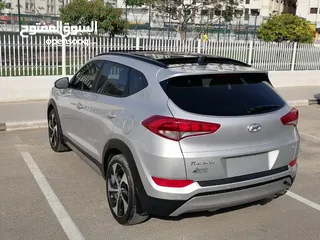  27 Hyundai Tucson 2018 Panorama 1.6cc توسان بانوراما فل اوبش دفع رباعي مقاعد جلد بصمة شنطة كهربائية