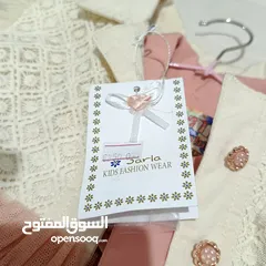  3 فستان بناتي جديد