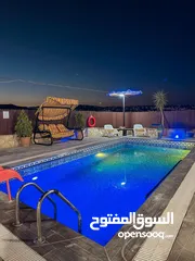  29 مزرعة وشاليه اركان جرش _خلف جامعة فيلادلفيا _تبعد عن دوار صويلح ربع ساعة