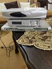  1 رسيفرات ومشغل cd