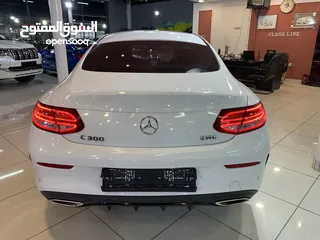  5 مرسيدس C300 Coupe  موديل 2017 خليجي فل اوبشن بحاله ممتازه