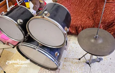  1 3 professional drum set without stick مجموعة طبول احترافيةسوق السيب