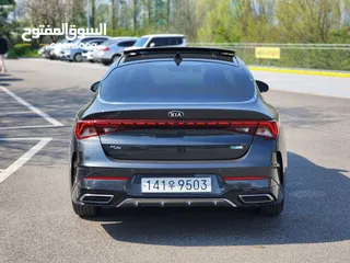 4 KIA K5 Hybrid 2021بانوراما فل  وارد كوري فحص كامل و لا ملاحظه كلين تايتل من دون حوادث